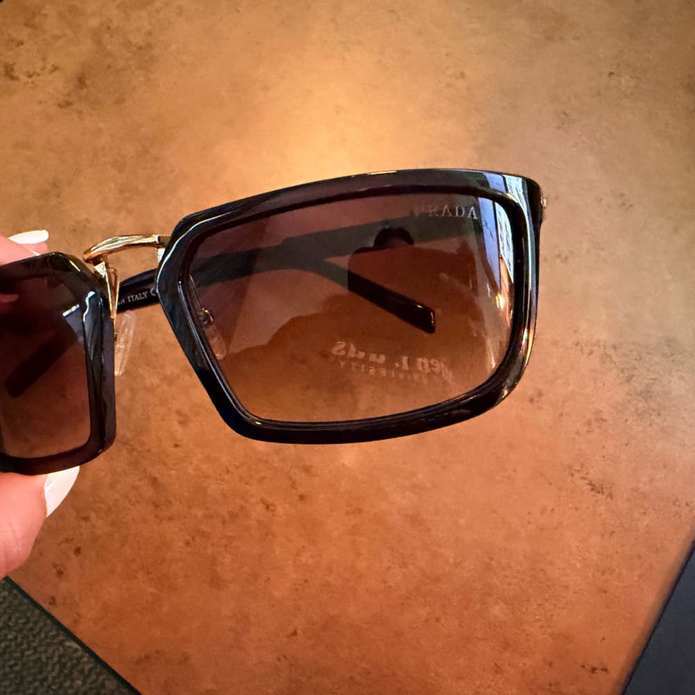 Prada Sunglasses – Black / Brown Gradient Lenses - Picture 6 of 10